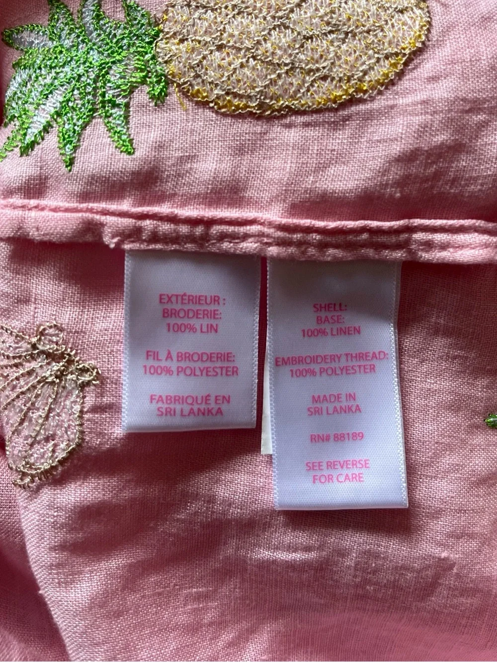 LILLY PULITZER Sea View Linen Button Down Top - Picture 12 of 12